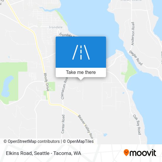 Elkins Road map