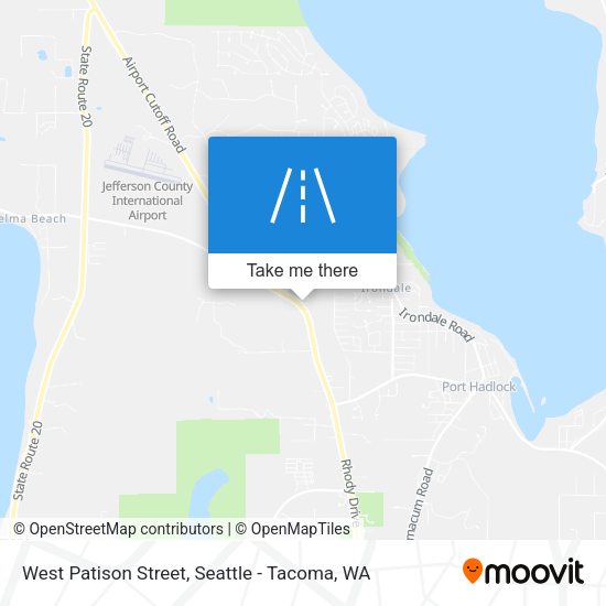 West Patison Street map