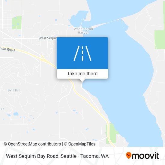 Mapa de West Sequim Bay Road