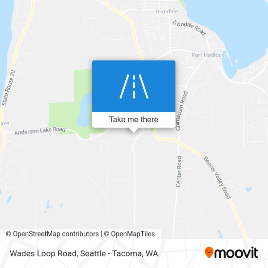 Wades Loop Road map