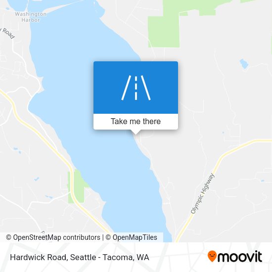 Hardwick Road map