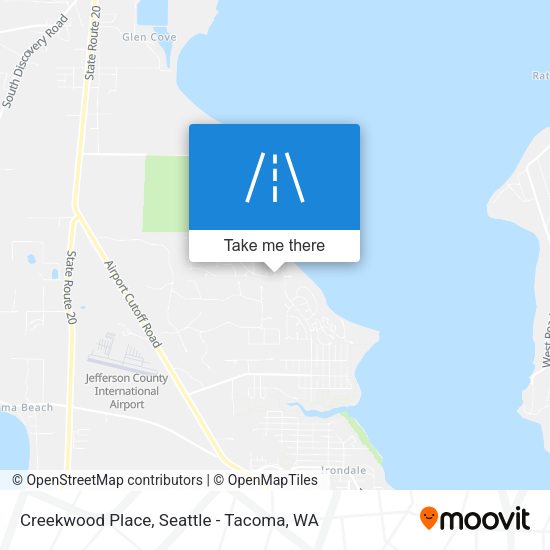 Creekwood Place map