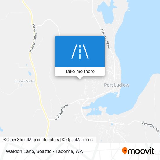 Walden Lane map