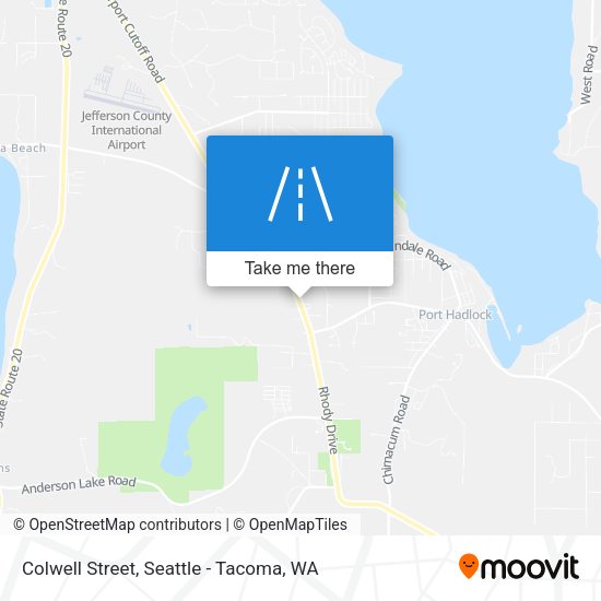 Mapa de Colwell Street