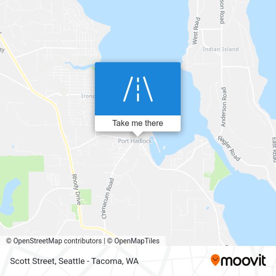 Scott Street map