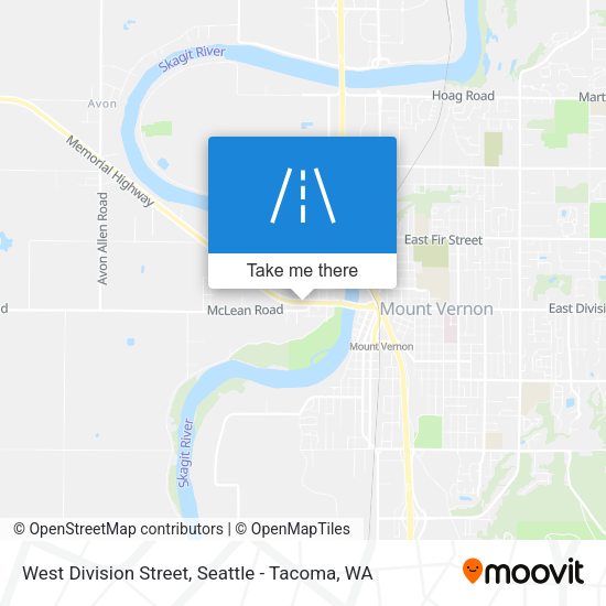 Mapa de West Division Street