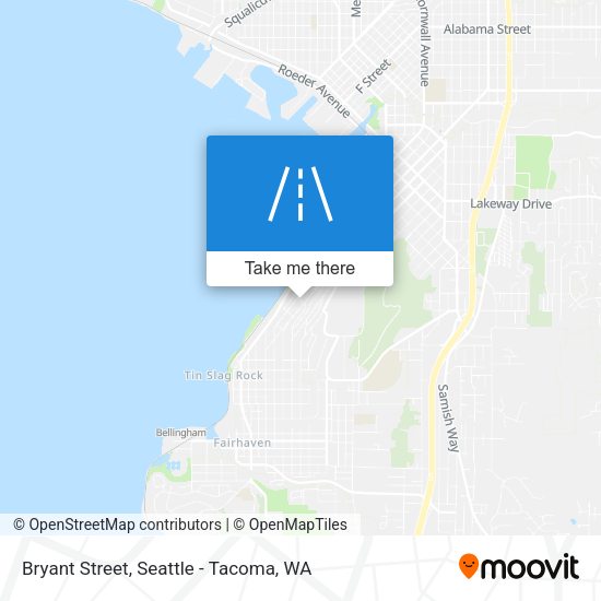 Bryant Street map