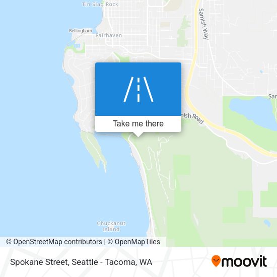 Mapa de Spokane Street