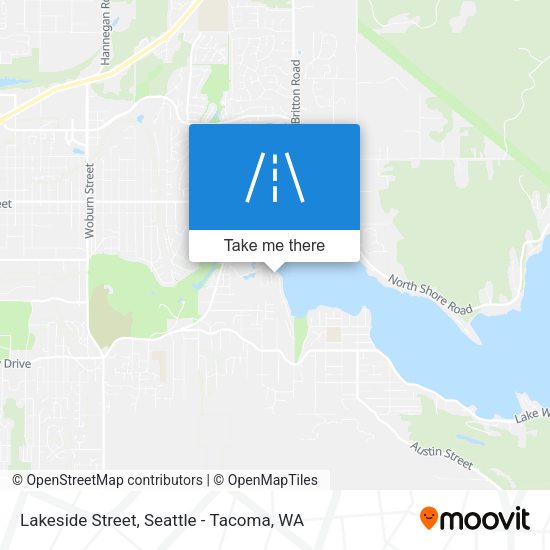 Mapa de Lakeside Street