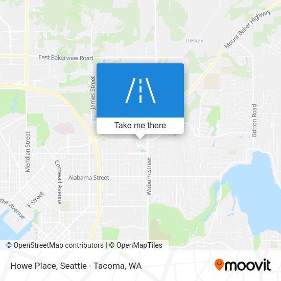 Mapa de Howe Place