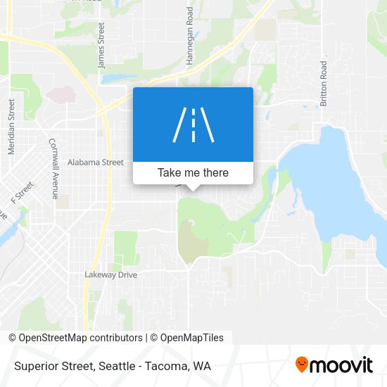 Superior Street map