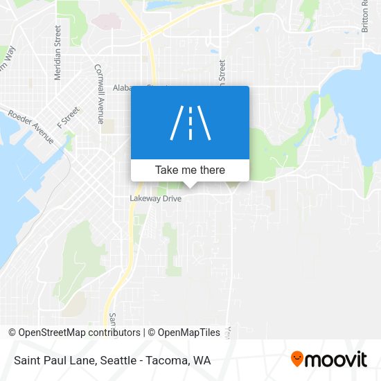 Mapa de Saint Paul Lane