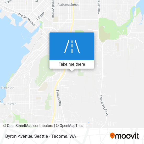 Mapa de Byron Avenue