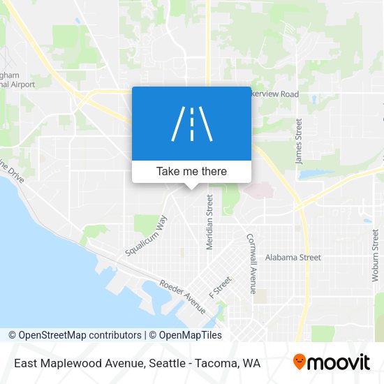 Mapa de East Maplewood Avenue