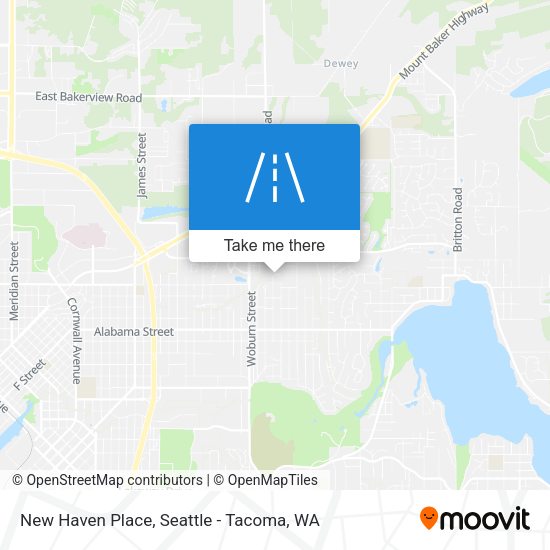 New Haven Place map