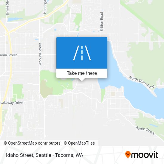 Idaho Street map