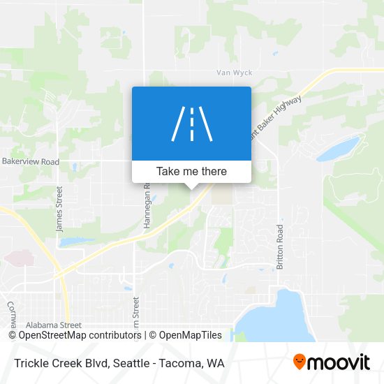 Mapa de Trickle Creek Blvd