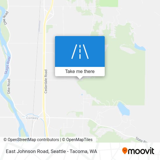 East Johnson Road map