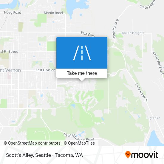 Scott's Alley map
