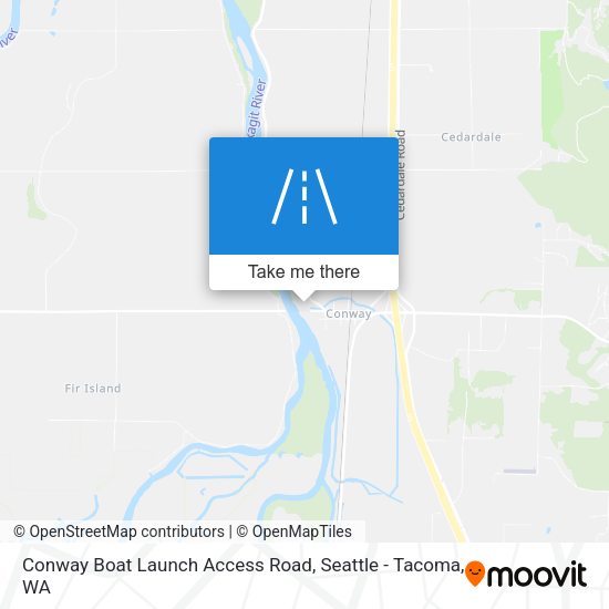 Mapa de Conway Boat Launch Access Road