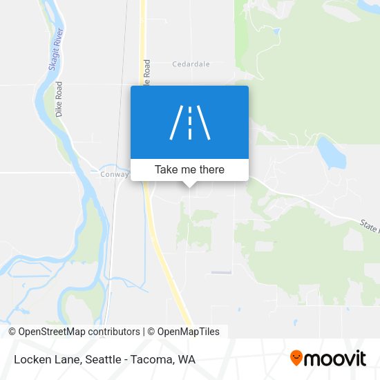 Locken Lane map