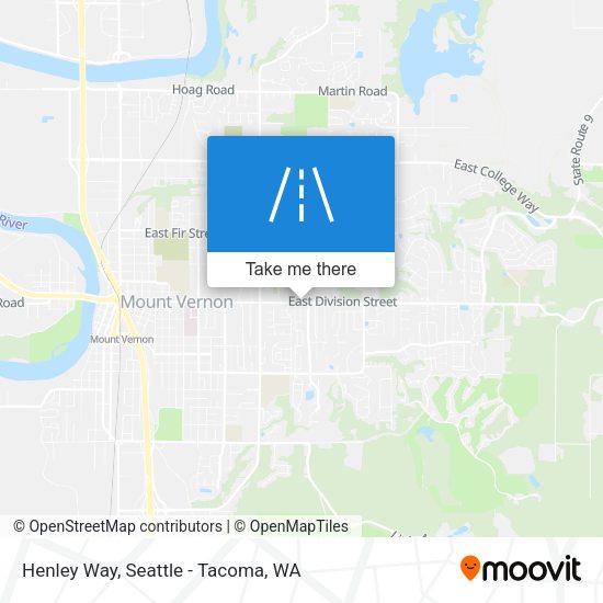 Henley Way map