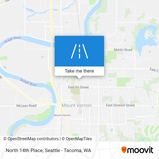 Mapa de North 14th Place