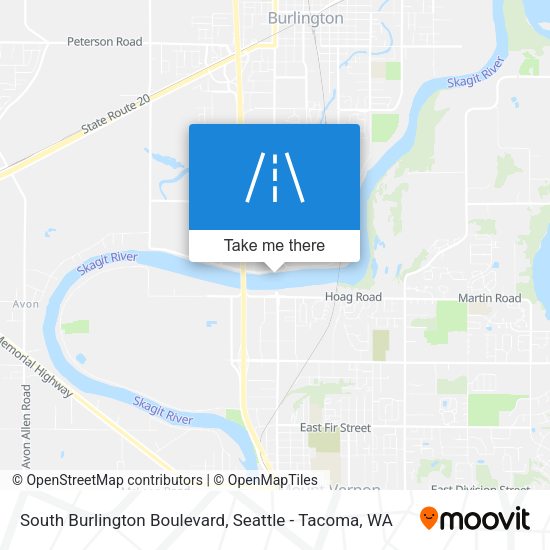 Mapa de South Burlington Boulevard
