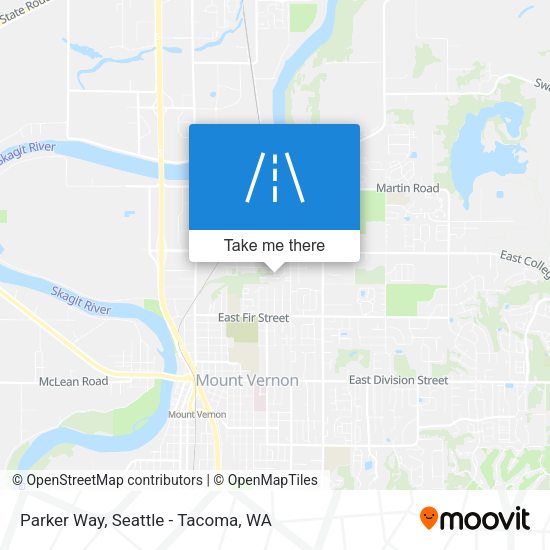 Parker Way map