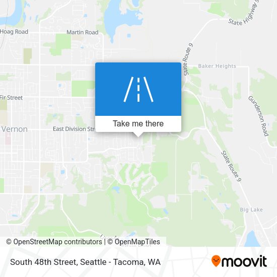 South 48th Street map
