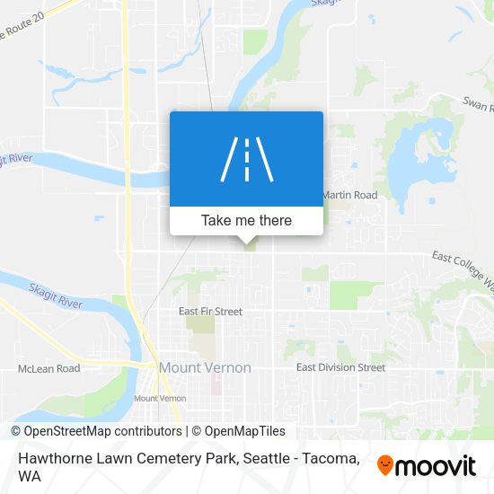 Mapa de Hawthorne Lawn Cemetery Park