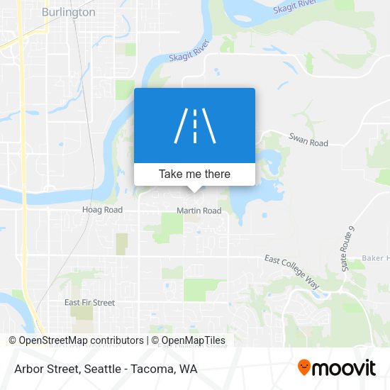 Arbor Street map