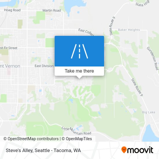 Mapa de Steve's Alley