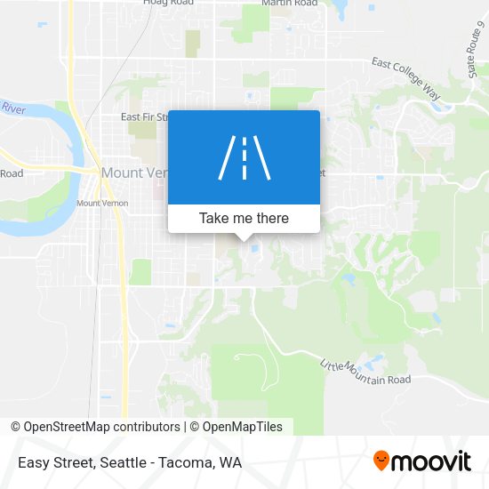Easy Street map
