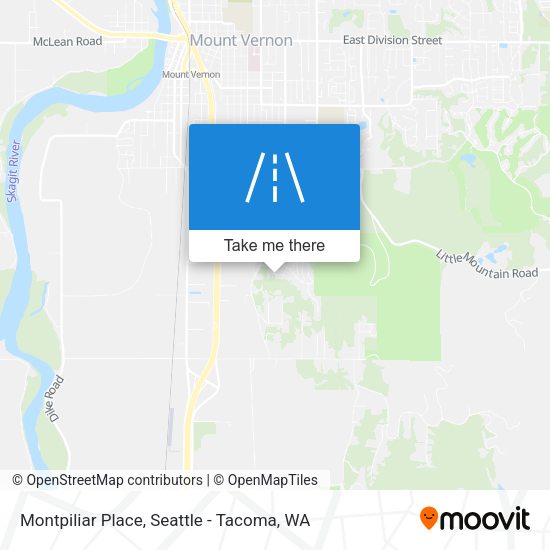 Montpiliar Place map