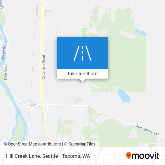 Mapa de Hill Creek Lane