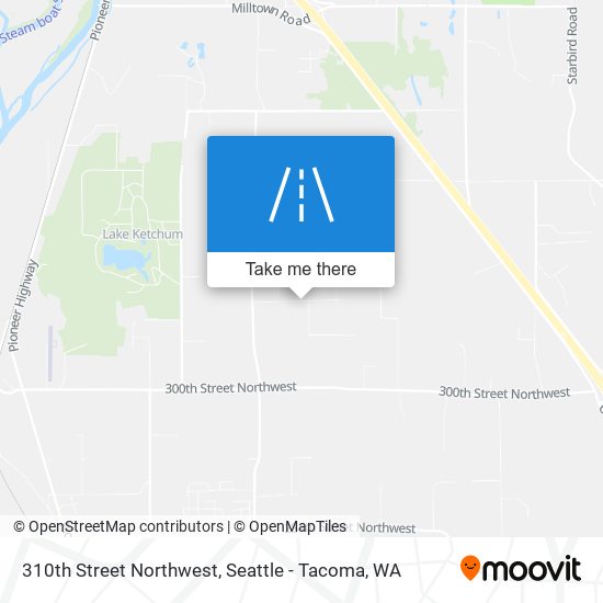 310th Street Northwest map