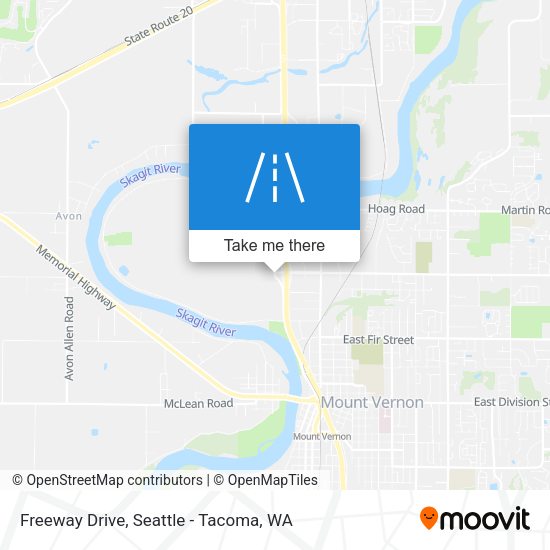 Freeway Drive map
