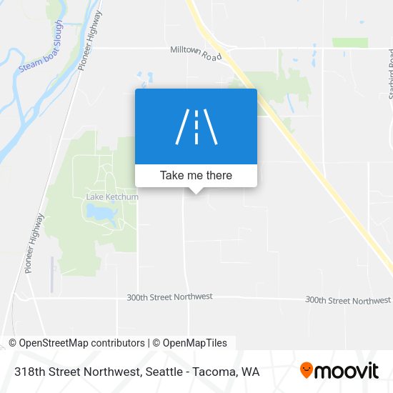 Mapa de 318th Street Northwest