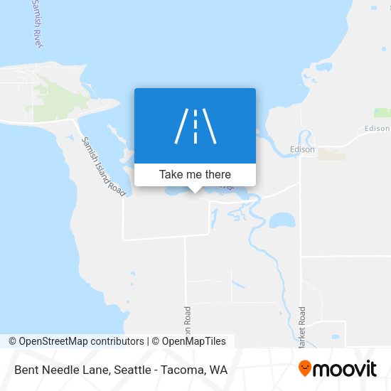 Mapa de Bent Needle Lane