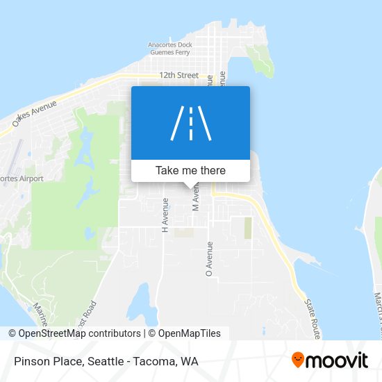 Mapa de Pinson Place