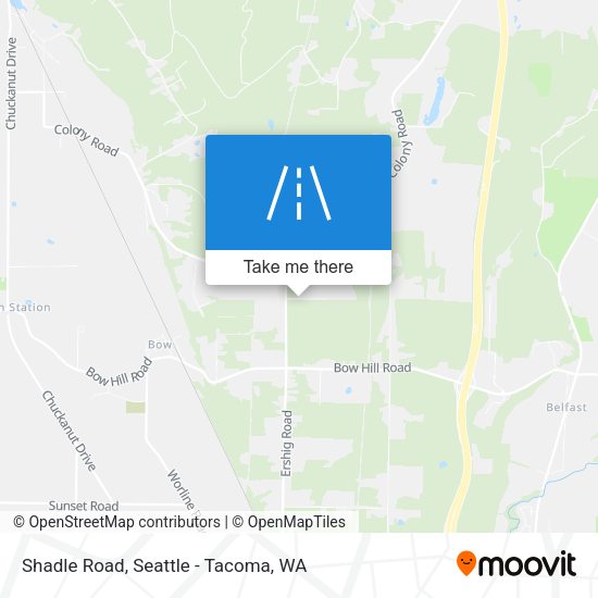 Mapa de Shadle Road