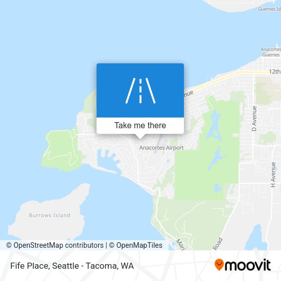 Fife Place map