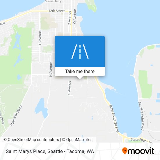 Mapa de Saint Marys Place