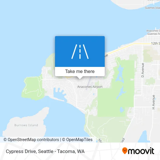 Cypress Drive map