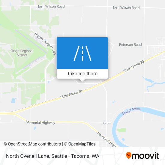 North Ovenell Lane map