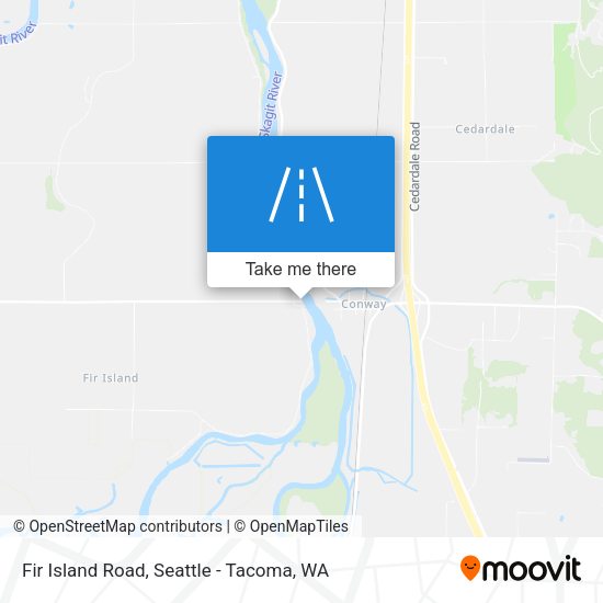 Mapa de Fir Island Road