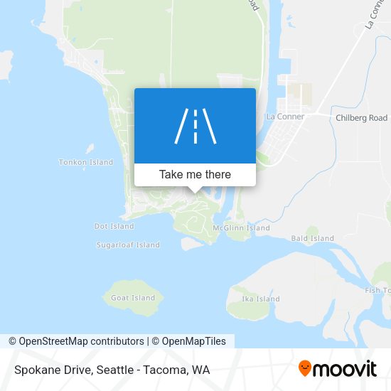 Spokane Drive map