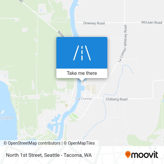 Mapa de North 1st Street