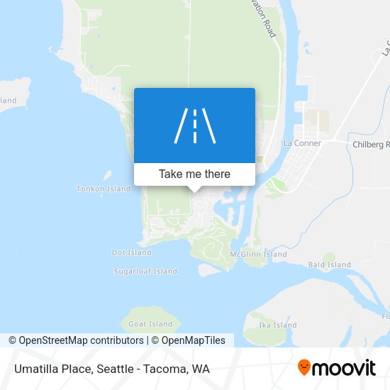 Mapa de Umatilla Place